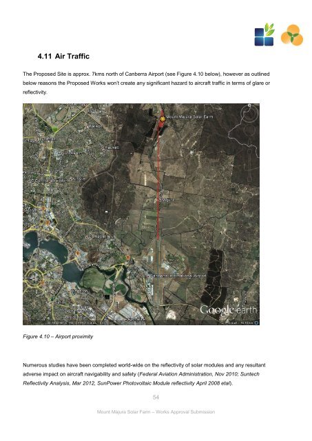 Mount Majura Solar Farm - the National Capital Authority