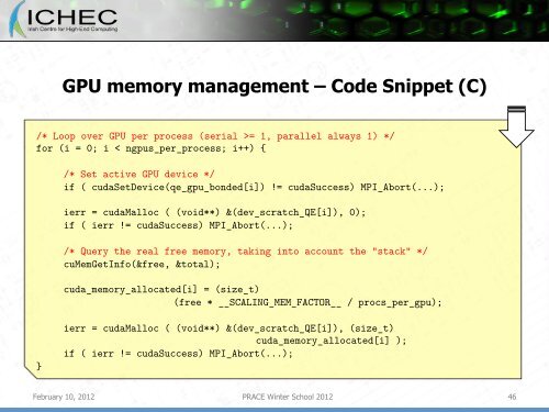 CUDA Libraries and MPI+OpenMP+CUDA - Prace Training Portal