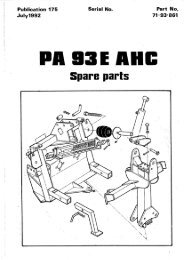 PA93E AHC Classic - Parts Manual - McConnel