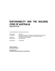 sustainability and the building code of australia - Construction ...