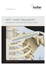 HCP - Hofer Clavicula Pin - Hofer-medical