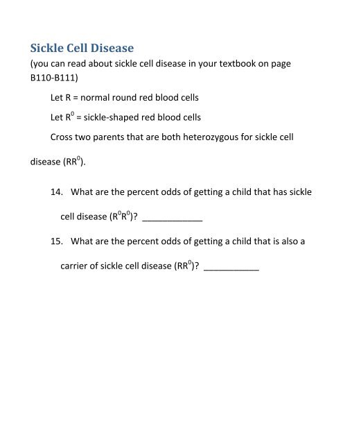 Practice with Punnett Squares