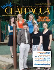 Download the September 2009 issue (PDF) - Inside Chappaqua