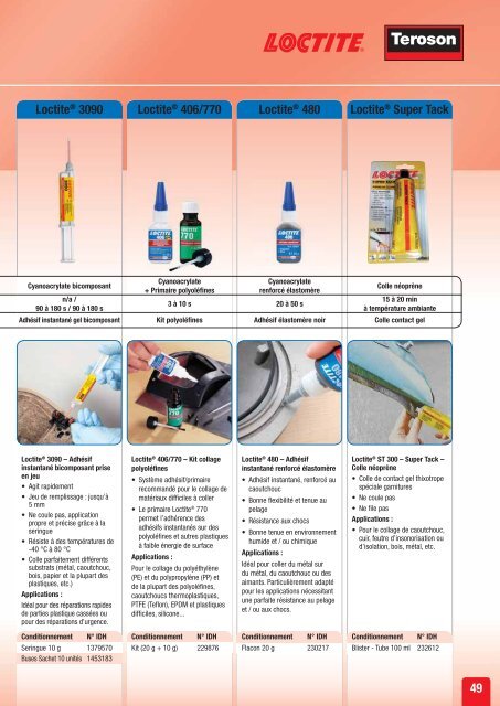 Solutions pour la rÃ©paration et la maintenance de vÃ©hicules - Loctite