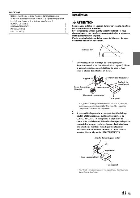 2 Tournez le Rotary encoder pour sÃ©lectionner le mode - Alpine