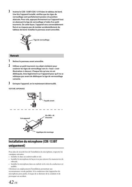 2 Tournez le Rotary encoder pour sÃ©lectionner le mode - Alpine