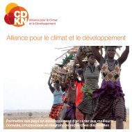 Alliance pour le climat et le dÃ©veloppement