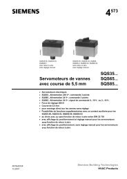 4573 Servomoteurs de vannes avec course de 5,5 mm SQS35 ...