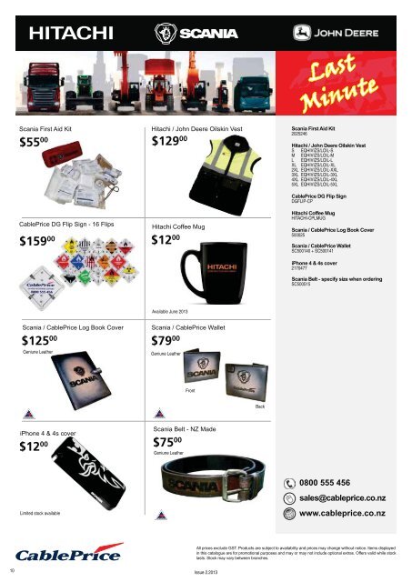 MERCHANDISE CATALOGUE - CablePrice