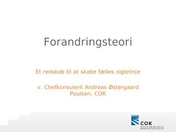 Forandringsteori