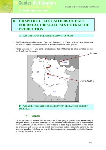 Guide laitiers hauts fourneaux - Le CETE de l'Est