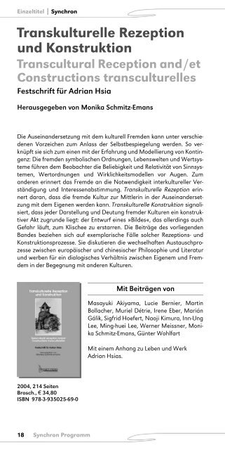 Untitled - Synchron Wissenschaftsverlag der Autoren