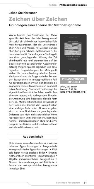 Untitled - Synchron Wissenschaftsverlag der Autoren