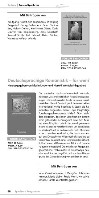 Untitled - Synchron Wissenschaftsverlag der Autoren