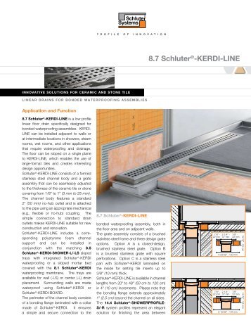 8.7 SchluterÂ®-KERDI-LINE - CreationsOmni.com