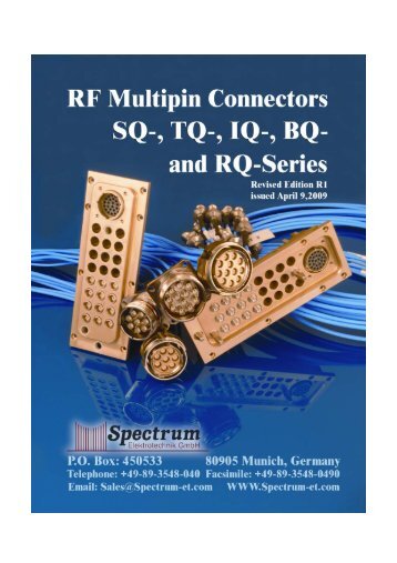 Multipin Connector RQ-Series - Nkt-rf.ru