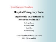 Hospital Emergency Room Ergonomic Evaluations ...