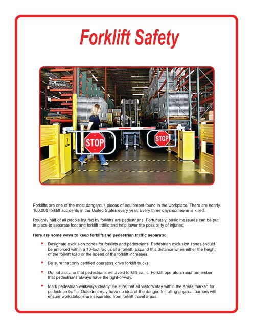 Fork Lift Safety Poster. Fork lift drivers - Do not travel with