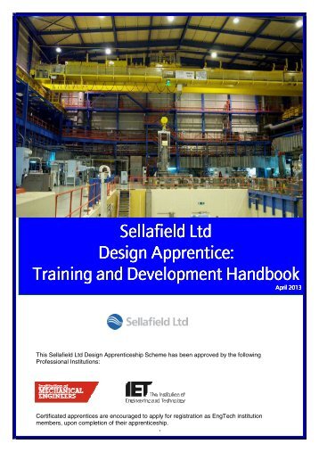 Design Apprentice: Training & Development Handbook - Sellafield Ltd
