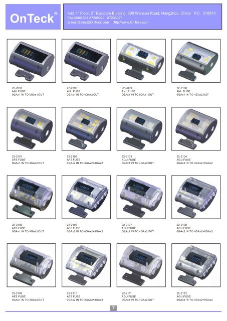 Power distribution block & battery terminal 2008+ - OnTeck