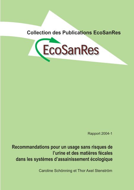 Recommandations pour un usage sans risques de l ... - EcoSanRes