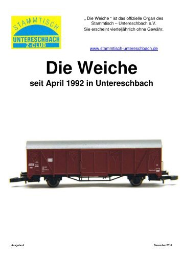 Die Weiche - vom Stammtisch-Untereschbach