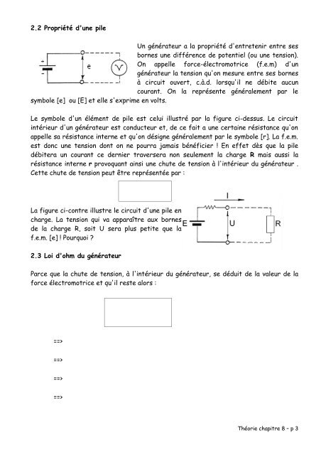 Les accumulateurs - Enseignons.be