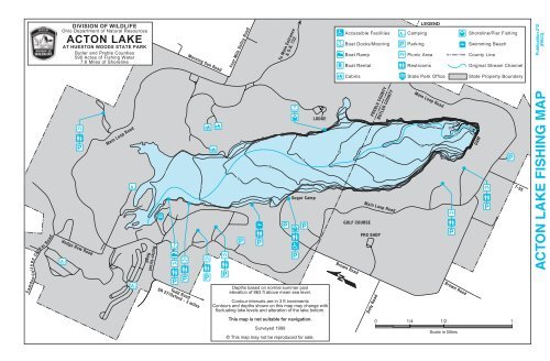 Acton Lake Fishing Map - Ohio Department of Natural Resources