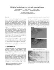 ROAMing Terrain: Real-time Optimally Adapting Meshes