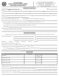 HR Job Application 8-04 - Kent County, Michigan