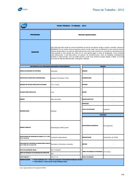 Plano de Trabalho - Conselho Curador - EBC