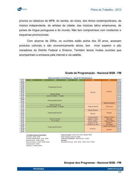 Plano de Trabalho - Conselho Curador - EBC