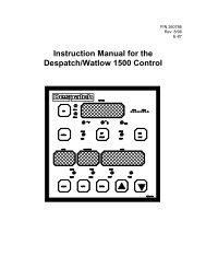 Manual E-87 Rev. 8/96 - Despatch Industries