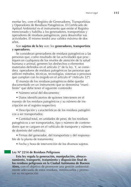 CUENCA MATANZA RIACHUELO â Manual para Inspectores