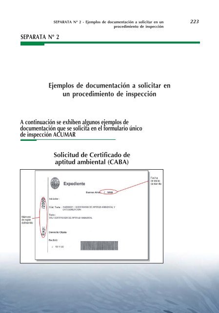 CUENCA MATANZA RIACHUELO â Manual para Inspectores