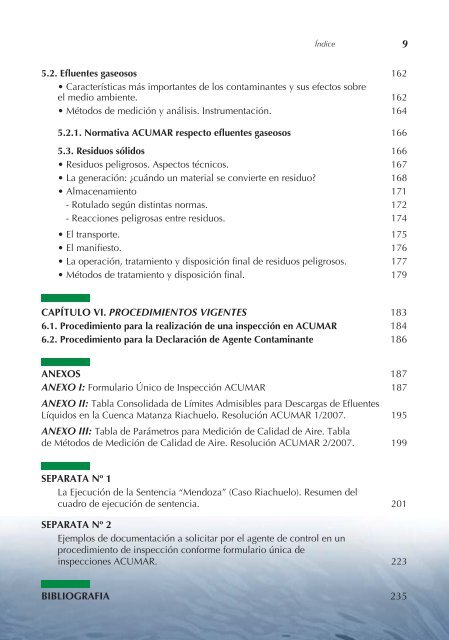 CUENCA MATANZA RIACHUELO â Manual para Inspectores