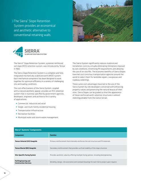 Grade Separation Solutions Overview Brochure - Tensar International