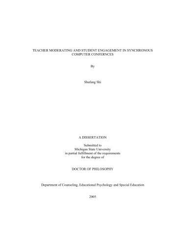 Thesis order abstract acknowledgements
