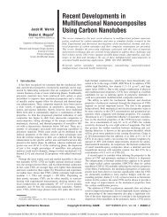 Recent Developments in Multifunctional Nanocomposites Using ...