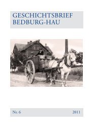 Geschichtsbrief 6 - Gemeinde Bedburg-Hau