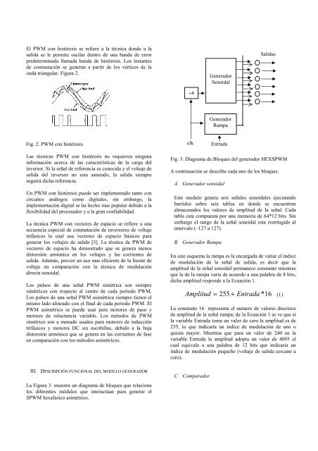 VHDL description of a six phase SPWM signal generator - Iberchip.net