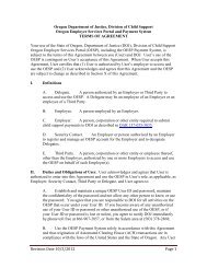 Terms of Agreement - Oregon Employer Services Portal