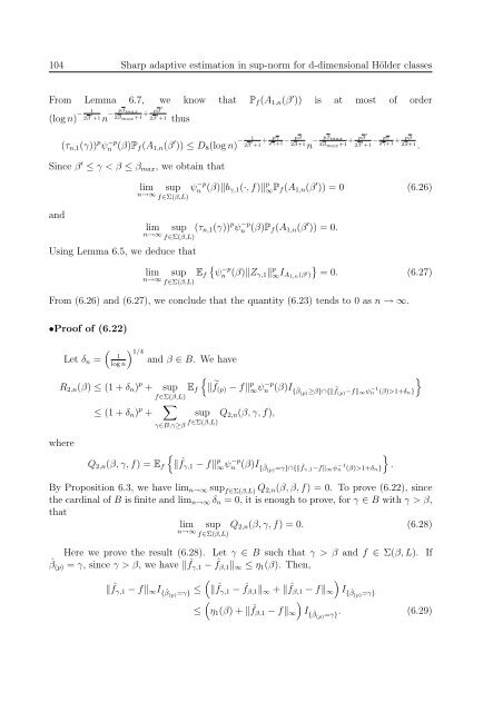 THÈSE DE DOCTORAT DE L'UNIVERSITÉ PARIS 6 Spécialité ...