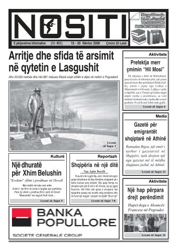 30 NÃ«ntor 2008 (Nr. 451) - Gazeta Nositi