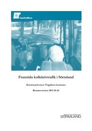 Framtida kollektivtrafik VingÃ¥kers kommun - RegionfÃ¶rbundet ...