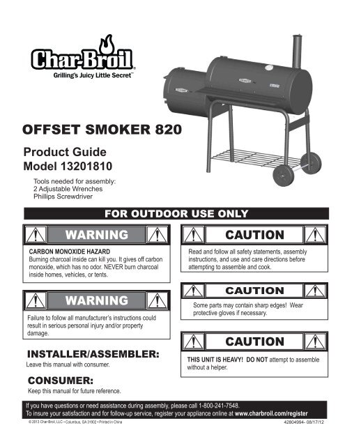 13201810 - English - Char-Broil Grills