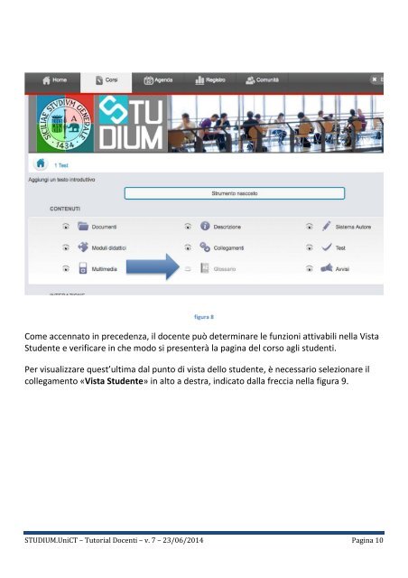 Tutorial docenti - Studium - Università degli Studi di Catania