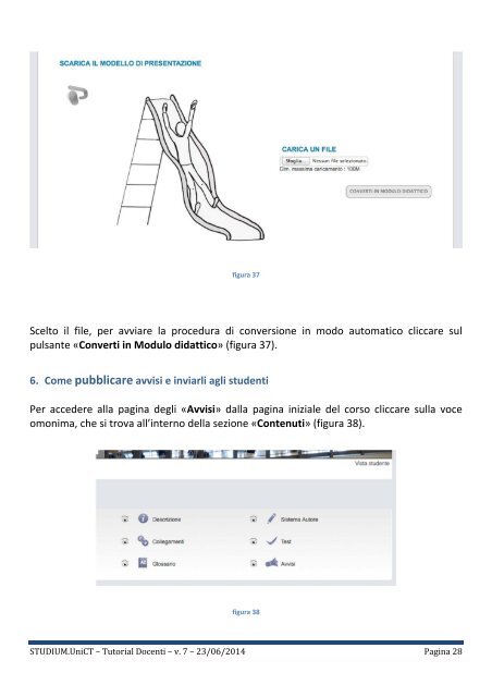 Tutorial docenti - Studium - Università degli Studi di Catania