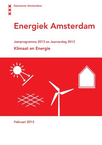 Klimaat en Energie Jaarprogramma 2013 en Jaarverslag 2012