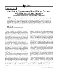 Infarction in Fibroadenoma Breast During Pregnancy ... - JK Science
